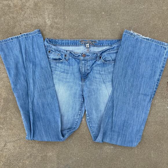 Abercrombie & Fitch Y2K Flare Jeans Women's 12L Light Wash - Picture 6 of 6